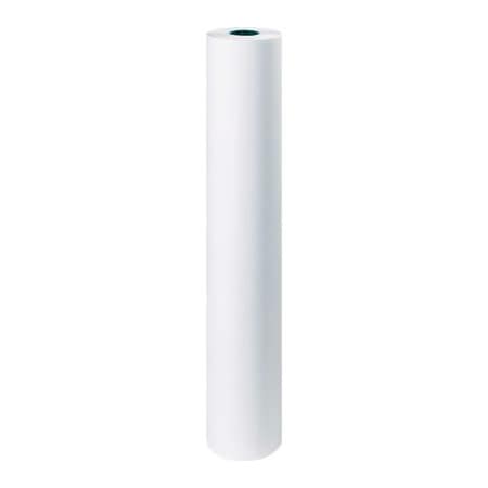 The Packaging Wholesalers Butcher Paper, 40 lbs., 48"W x 1000'L, White, 1 Roll PBP4840W